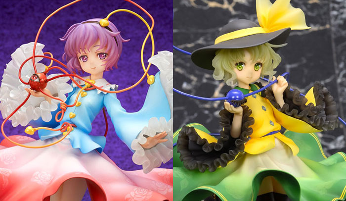 東方プロジェクト 古明地さとり 古明地こいし 再販 キューズq フィギュアが予約開始