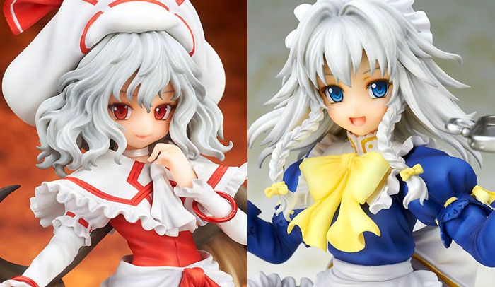 東方project 十六夜咲夜 レミリア スカーレット 東方香霖堂版 キューズq フィギュアが予約開始