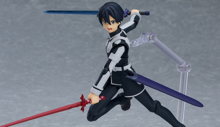 Figma Sao キリト アリシゼーションver 可動フィギュアが予約開始 夜空の剣と赤薔薇の剣が付属